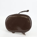 GUCCI Bamboo Body Bag Nylon Leather Brown Auth ti2718-9