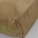 PRADA Tote Bag Nylon Beige Auth ti2720-14