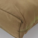 PRADA Tote Bag Nylon Beige Auth ti2720-15