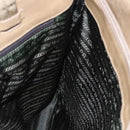 PRADA Tote Bag Nylon Beige Auth ti2720-19
