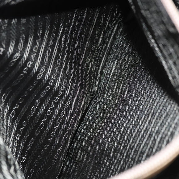 PRADA Tote Bag Nylon Beige Auth ti2720