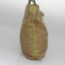 PRADA Tote Bag Nylon Beige Auth ti2720-4