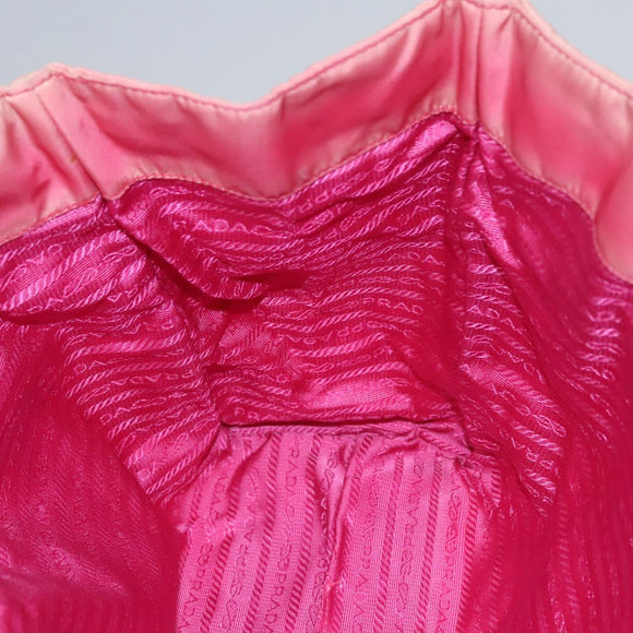 PRADA Tote Bag Nylon Pink Auth ti2721