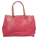 PRADA Tote Bag Nylon Pink Auth ti2721-2