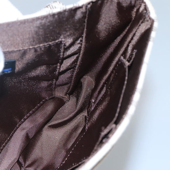 BURBERRY Nova Check Blue Label Shoulder Bag Canvas Beige Brown Auth ti2723