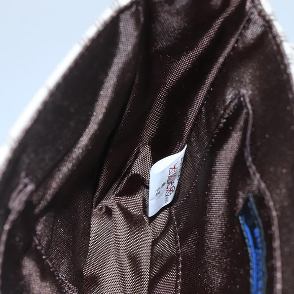 BURBERRY Nova Check Blue Label Shoulder Bag Canvas Beige Brown Auth ti2723