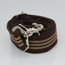 BURBERRY Nova Check Blue Label Shoulder Bag Canvas Beige Brown Auth ti2723-19