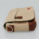 BURBERRY Nova Check Blue Label Shoulder Bag Canvas Beige Brown Auth ti2723-5