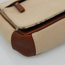 BURBERRY Nova Check Blue Label Shoulder Bag Canvas Beige Brown Auth ti2723-9