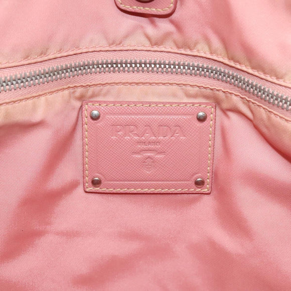 PRADA Tote Bag Nylon Gray Auth ti2725