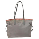 PRADA Tote Bag Nylon Gray Auth ti2725-2