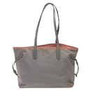 PRADA Tote Bag Nylon Gray Auth ti2725-2