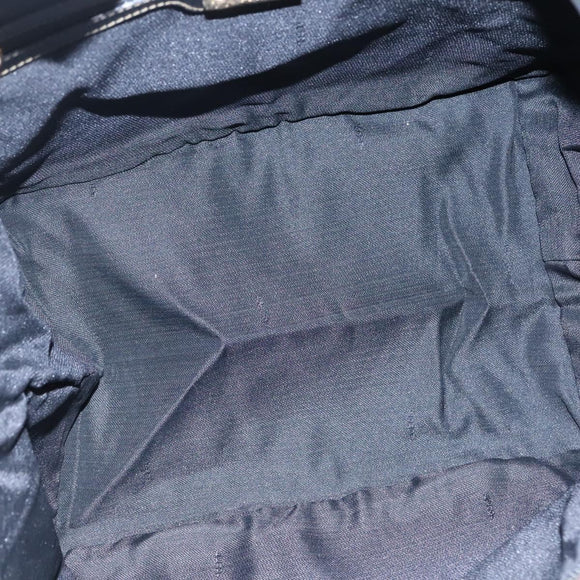 FENDI Pecan Canvas Hand Bag Coated Canvas Brown Auth ti2732