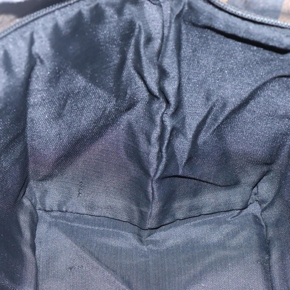 FENDI Pecan Canvas Hand Bag Coated Canvas Brown Auth ti2732