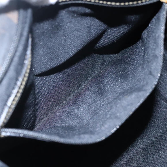 FENDI Pecan Canvas Hand Bag Coated Canvas Brown Auth ti2732