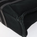 HERMES Fourre Tout PM Hand Bag Canvas Black Auth ti2733-15