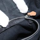 HERMES Fourre Tout PM Hand Bag Canvas Black Auth ti2733-12