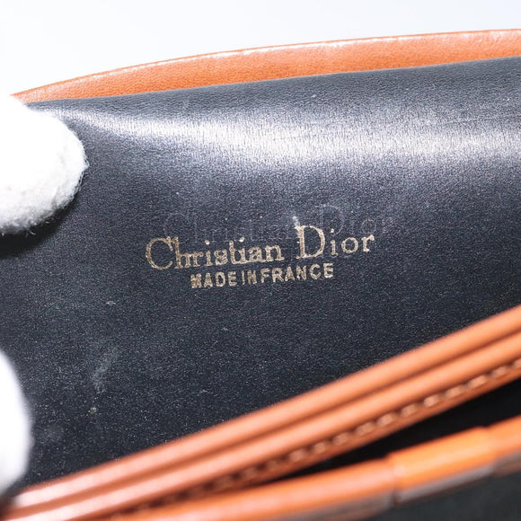 Christian Dior Trotter Canvas Shoulder Bag Black Auth ti2735
