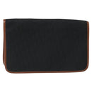 Christian Dior Trotter Canvas Shoulder Bag Black Auth ti2735-2