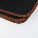 Christian Dior Trotter Canvas Shoulder Bag Black Auth ti2735-8