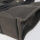 HERMES Fourre Tout PM Hand Bag Canvas Gray Auth ti2740-9