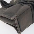 HERMES Fourre Tout PM Hand Bag Canvas Gray Auth ti2740-14