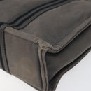 HERMES Fourre Tout PM Hand Bag Canvas Gray Auth ti2740-15