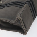 HERMES Fourre Tout PM Hand Bag Canvas Gray Auth ti2740-16