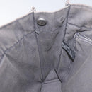 HERMES Fourre Tout PM Hand Bag Canvas Gray Auth ti2740-19