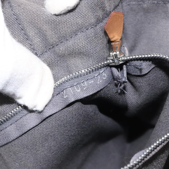 HERMES Fourre Tout PM Hand Bag Canvas Gray Auth ti2740