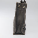 HERMES Fourre Tout PM Hand Bag Canvas Gray Auth ti2740-3