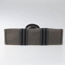 HERMES Fourre Tout PM Hand Bag Canvas Gray Auth ti2740-5