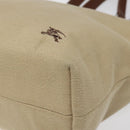 BURBERRY Nova Check Blue Label Tote Bag Canvas Beige Brown Auth ti2741-9