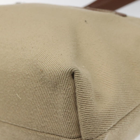 BURBERRY Nova Check Blue Label Tote Bag Canvas Beige Brown Auth ti2741