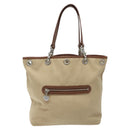 BURBERRY Nova Check Blue Label Tote Bag Canvas Beige Brown Auth ti2741-2