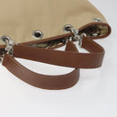 BURBERRY Nova Check Blue Label Tote Bag Canvas Beige Brown Auth ti2741-7