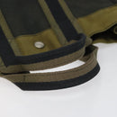 HERMES Fourre Tout PM Hand Bag Canvas Khaki Auth ti2747-7