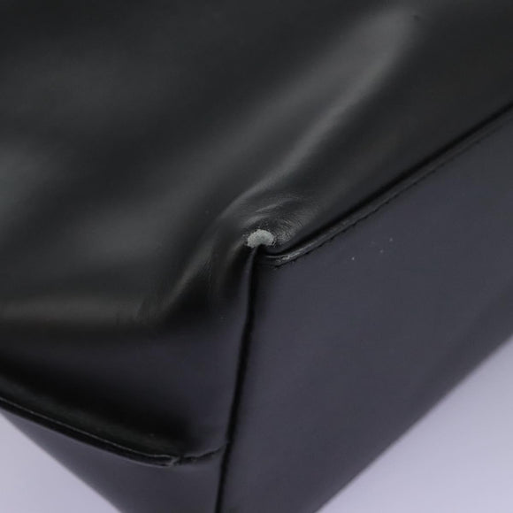 GUCCI Shoulder Bag Leather Black Auth ti2752