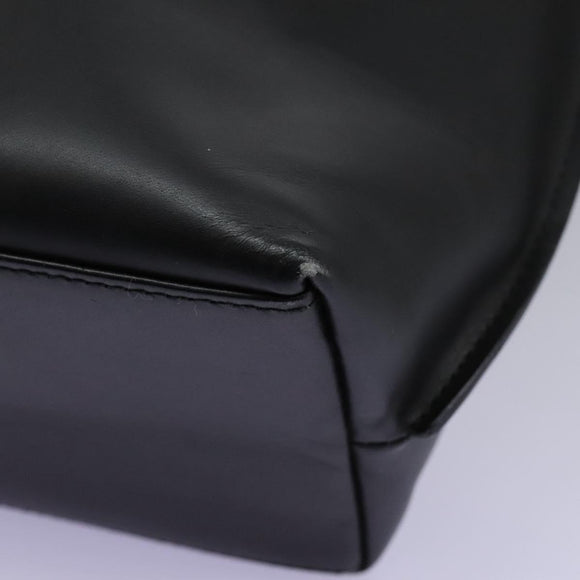 GUCCI Shoulder Bag Leather Black Auth ti2752