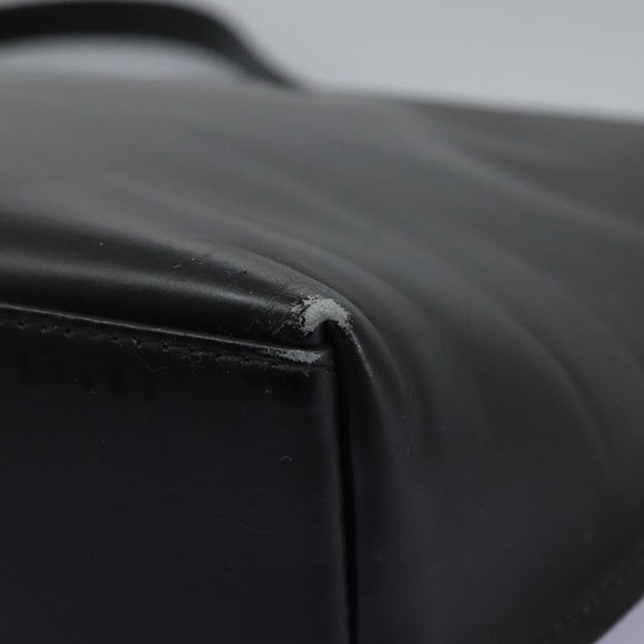 GUCCI Shoulder Bag Leather Black Auth ti2752