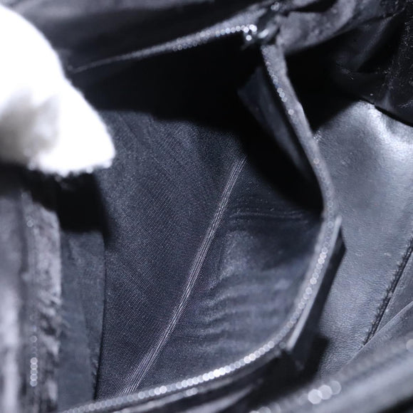 GUCCI Shoulder Bag Leather Black Auth ti2752