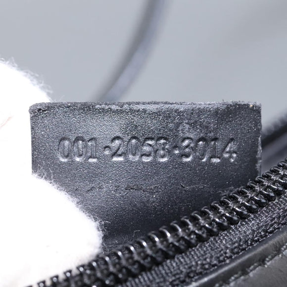 GUCCI Shoulder Bag Leather Black Auth ti2752