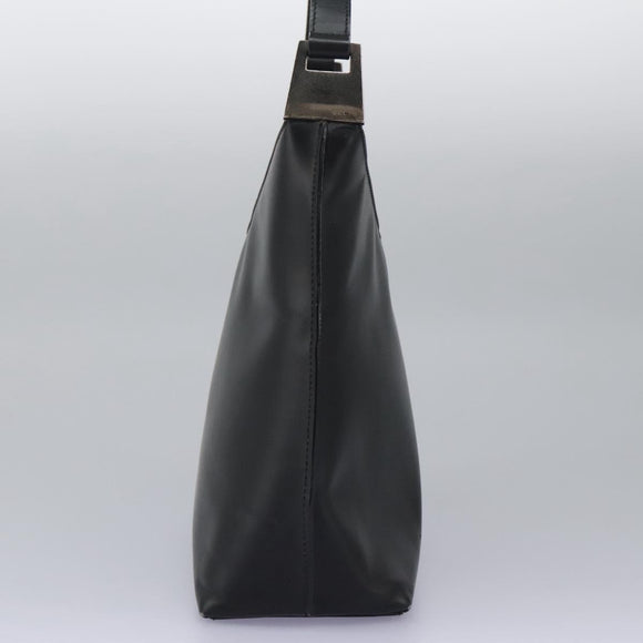 GUCCI Shoulder Bag Leather Black Auth ti2752