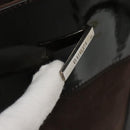 GUCCI Tote Bag Suede Leather Brown Auth ti2756-9