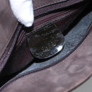 GUCCI Tote Bag Suede Leather Brown Auth ti2756-19