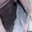 GUCCI Tote Bag Suede Leather Brown Auth ti2756-21