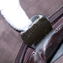 GUCCI Tote Bag Suede Leather Brown Auth ti2756-12