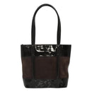 GUCCI Tote Bag Suede Leather Brown Auth ti2756-2