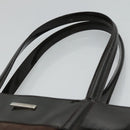 GUCCI Tote Bag Suede Leather Brown Auth ti2756-14