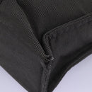 HERMES Her Line MM Hand Bag Canvas Gray Silver Auth ti2761-15